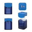 Picture of ERICHKRAUSE WAVE DOUBLE-HOLE PLASTIC SHARPENER WITH CONTAINE